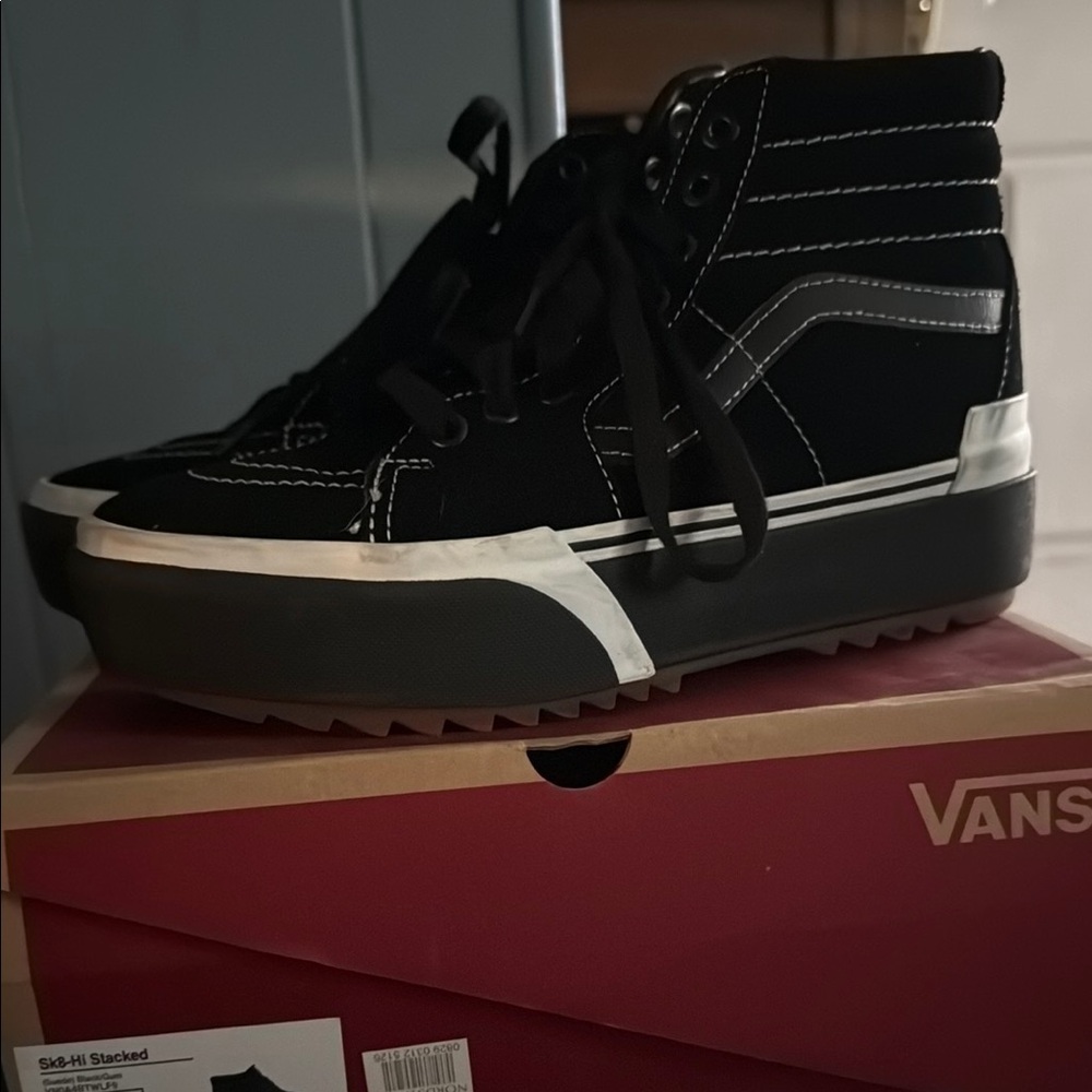 Vans Black High-Top Sneakers Sk8-HI stacked